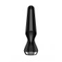 Wibrujący korek analny silikonowy Satisfyer Plugilicious 2 czarny - 5