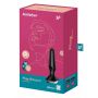 Wibrujący korek analny silikonowy Satisfyer Plugilicious 2 czarny - 3