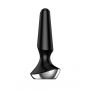 Wibrujący korek analny silikonowy Satisfyer Plugilicious 2 czarny - 6