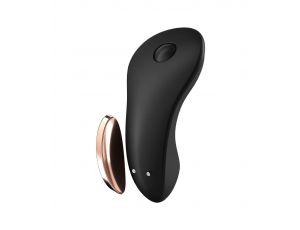 Stymulator łechtaczki Satisfyer Little Secret do majtek czarny