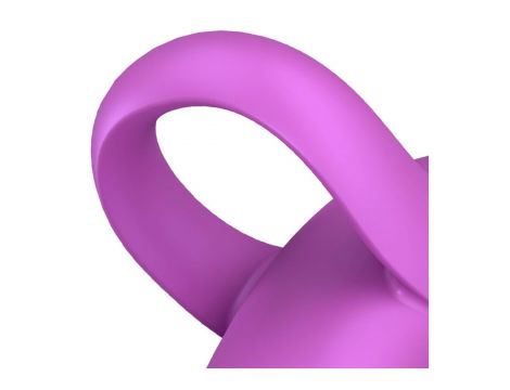 Wibrator na palec silikonowy Satisfyer Bold Lover ciemnróżowy - 3