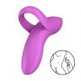 Wibrator na palec silikonowy Satisfyer Bold Lover ciemnróżowy - 3