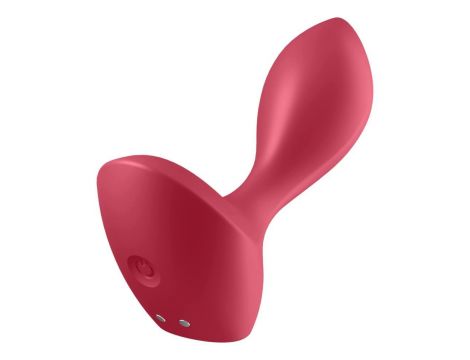 Wibrator analny Satisfyer Backdoor Lover czerwony silikonowy USB 11 cm - 5