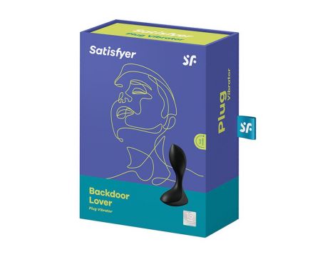 Wibrator analny silikonowy Satisfyer Backdoor Lover czarny 11 cm USB - 5