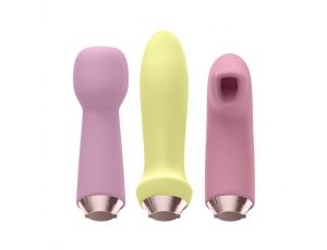 Zestaw Satisfyer Marvelous Four 4 głowice silikonowe USB
