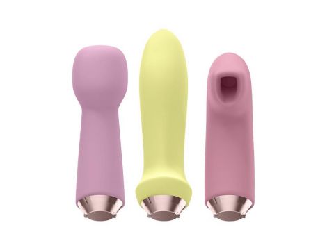 Zestaw Satisfyer Marvelous Four 4 głowice silikonowe USB