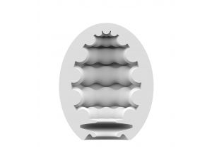 Jajko masturbator hydroaktywne Satisfyer Eggcited Riffle jasnozielone 7 cm