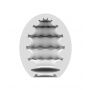 Jajko masturbator hydroaktywne Satisfyer Eggcited Riffle jasnozielone 7 cm - 2
