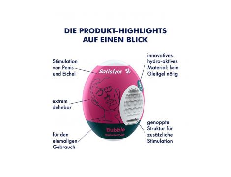 Masturbator Egg Single (Bubble) - 2