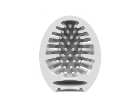 Masturbator jajko Satisfyer EGGCITED hydroaktywny ciemnozielony biały - 2