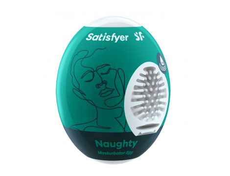 Masturbator jajko Satisfyer EGGCITED hydroaktywny ciemnozielony biały - 3