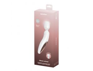 Masażer wibracyjny Satisfyer Wanderland biało różowozłoty XXL 30 cm USB