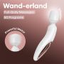 Masażer wibracyjny Satisfyer Wanderland biało różowozłoty XXL 30 cm USB - 5