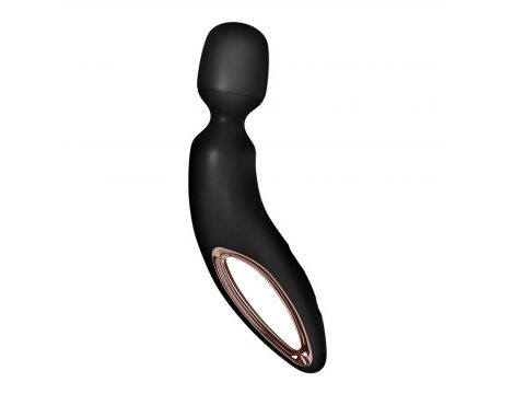 Masażer wibracyjny Satisfyer Wanderland XXL czarny różowe złoto 30 cm USB - 2