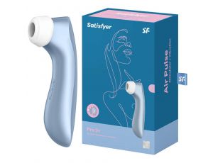 Bezdotykowy stymulator łechtaczki Satisfyer Pro 2+ niebieski USB