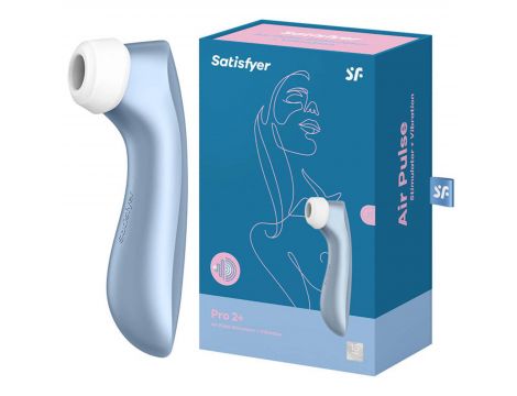 Bezdotykowy stymulator łechtaczki Satisfyer Pro 2+ niebieski USB