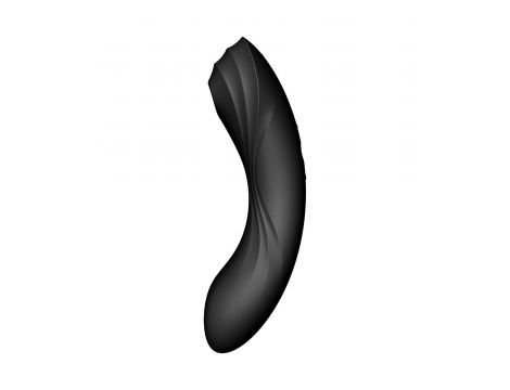 Wibrator Satisfyer Curvy Trinity 4 czarny silikonowy 17cm wodoodporny - 8