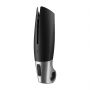 Masturbator wibracyjny Satisfyer Power silikonowy czarny srebrny USB - 3
