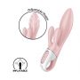 Wibrator króliczek nadmuchiwany Satisfyer Air Pump Bunny 3 różowy USB - 3