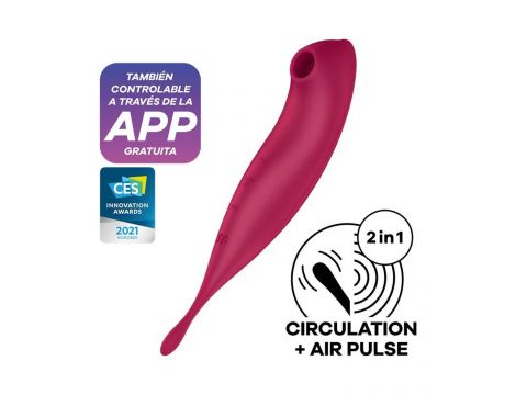 Twirling Pro Connect App dark red - 5