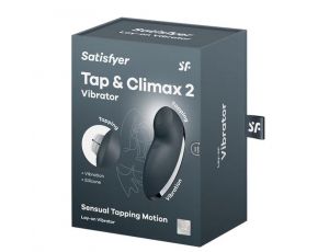 Stymulator łechtaczki stukający Satisfyer Tap Climax 2 szary USB
