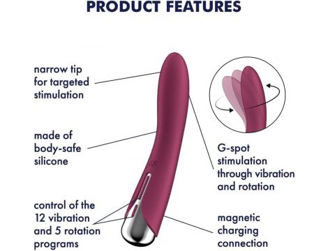Satisfyer Spinning Vibe 1 Red - 4