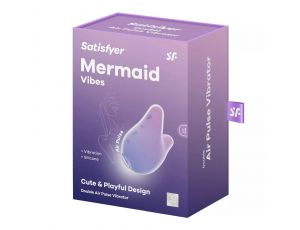 Stymulator łechtaczki Satisfyer Mermaid Vibes fioletowy różowy