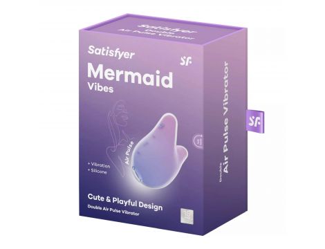Stymulator łechtaczki Satisfyer Mermaid Vibes fioletowy różowy