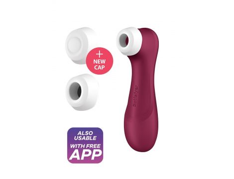 Pro 2 Generation 3with Liquid Air Technology, Vibration and Bluetooth/App wine red - 7