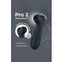Stymulator Satisfyer Pro 2 Liquid Air czarny Bluetooth USB - 2