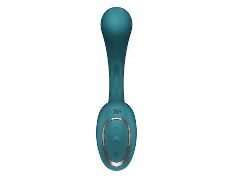 Wibrator punktu G Satisfyer G For Goddess 2 silikonowy butelkowa zieleń USB - 5