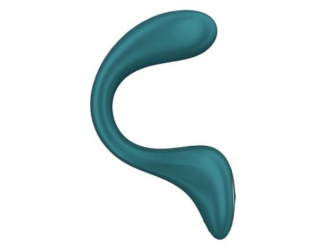 Wibrator punktu G Satisfyer G For Goddess 2 silikonowy butelkowa zieleń USB - 4