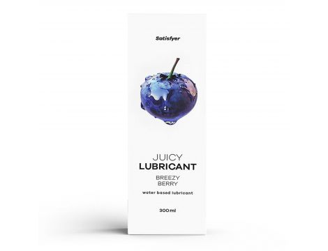 Lubrykant wodny smakowy jagodowy Satisfyer Breezy Berry 300 ml