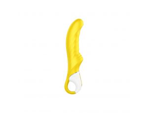 Wibrator punktu G Satisfyer Yummy Sunshine żółty silikonowy USB 23 cm