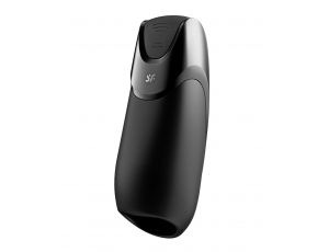 Masturbator Satisfyer Men Vibration+ z wibracją i aplikacją czarny