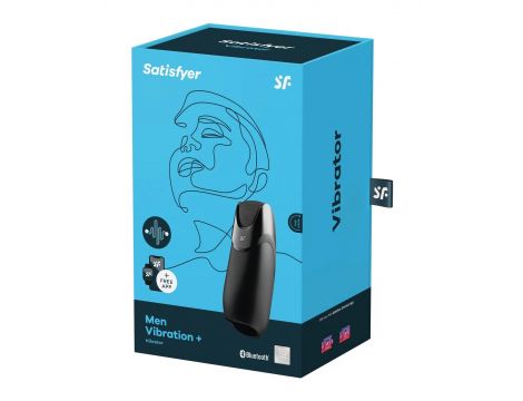 Masturbator Satisfyer Men Vibration+ z wibracją i aplikacją czarny - 4