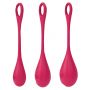 Zestaw kulek silikonowych Satisfyer Yoni Power 1 czerwony - 2