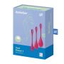 Zestaw kulek silikonowych Satisfyer Yoni Power 1 czerwony - 4