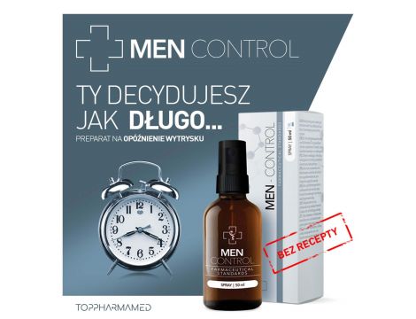 Spray opóźniający wytrysk Men Control 50 ml - 7