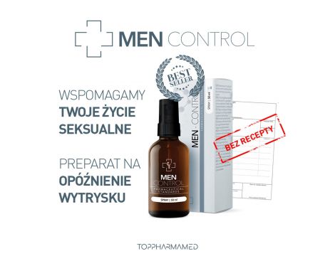 Spray opóźniający wytrysk Men Control 50 ml - 6