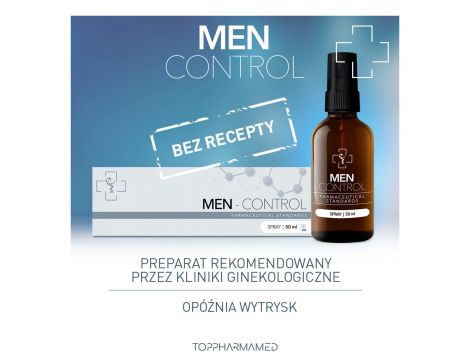 Spray opóźniający wytrysk Men Control 50 ml - 10