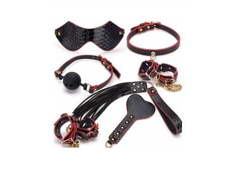 Suitcase bondage set black