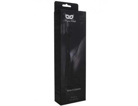 Black Mini Flogger