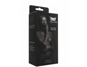 Black Silicone Ball Gag
