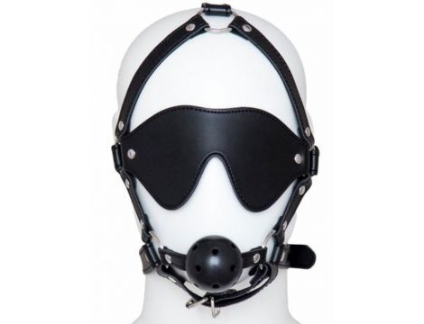 Eye Mask With Ball Gag - 3