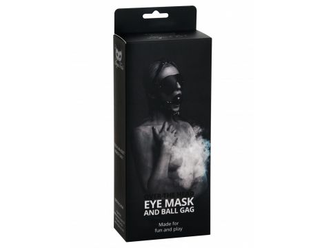 Eye Mask With Ball Gag - 2