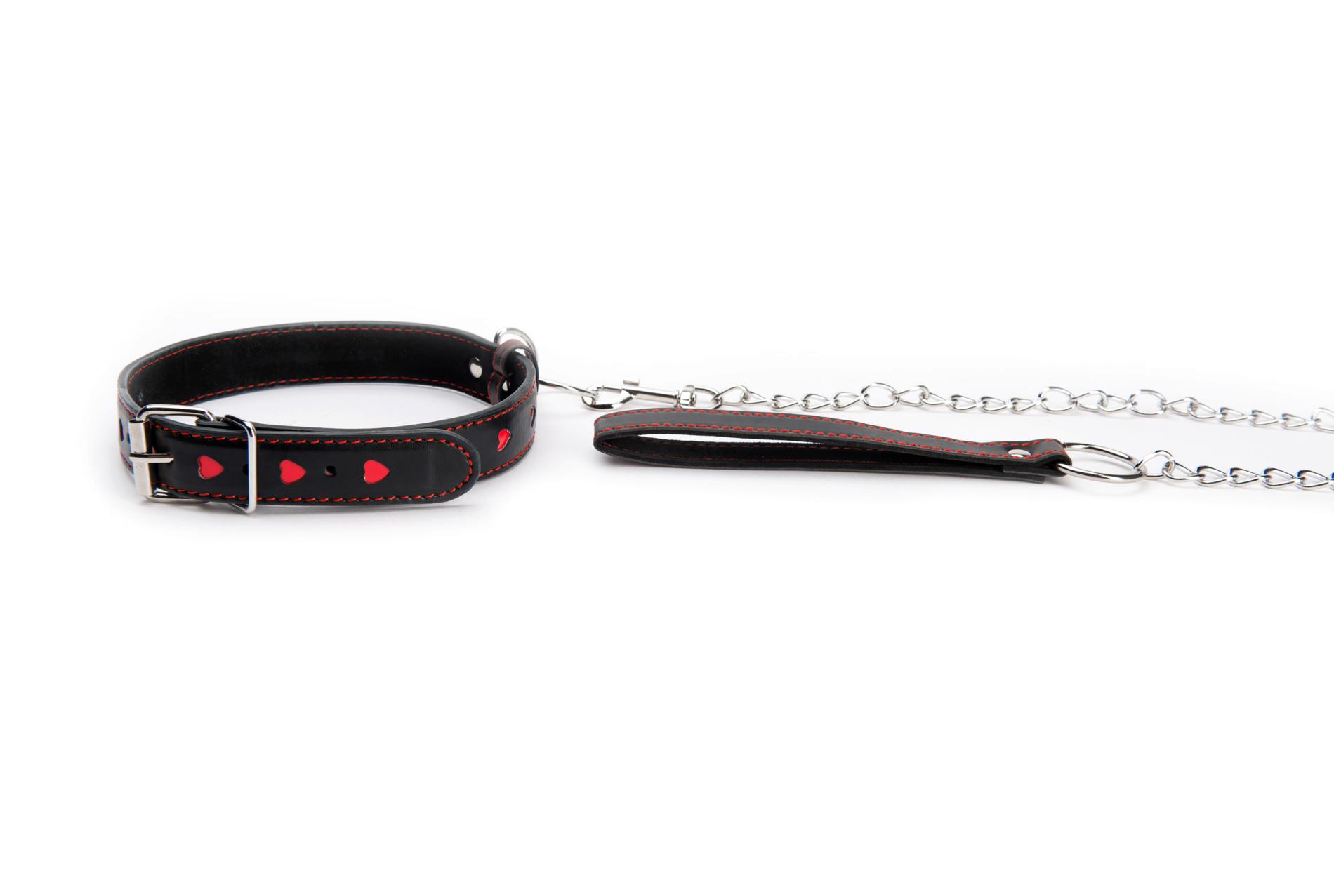 Hearts Collar And Leash