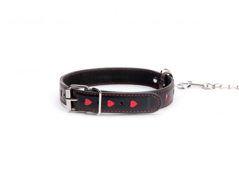 Hearts Collar And Leash - 2