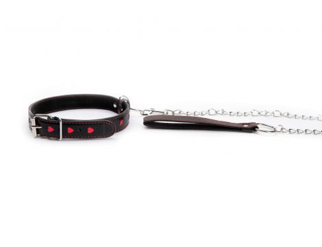 Hearts Collar And Leash