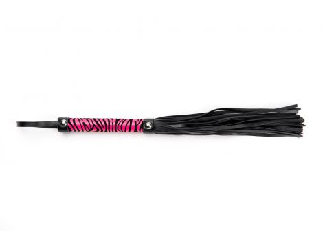 Pink Small Leopard Flogger - 3